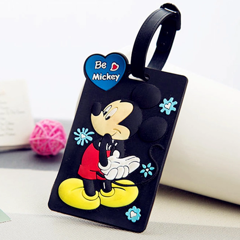 Factory Supply Wholesale Hot Bag Travel Hang Funny PVC Plastic Luggage Tag